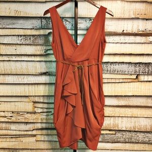 H&M • Sleeveless deep V-neck dress
